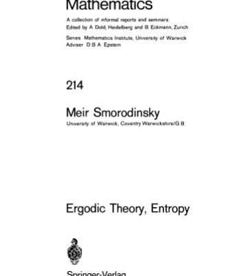 خرید و دانلود نسخه کامل کتاب Ergodic Theory and Entropy