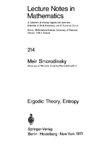 خرید و دانلود نسخه کامل کتاب Ergodic Theory, Entropy_68beb4c1049c8.jpeg خرید و دانلود نسخه کامل کتاب Ergodic Theory, Entropy