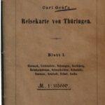 خرید و دانلود نسخه کامل کتاب Erläuterungen zu Carl Gräf’s Reisekarte von Thüringen. Blatt 1
