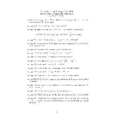 خرید و دانلود نسخه کامل کتاب Errata: Introduction to quantum mechanics, 1st ed