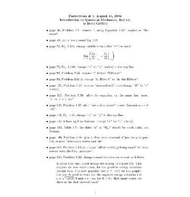 خرید و دانلود نسخه کامل کتاب Errata: Introduction to quantum mechanics, 2nd ed