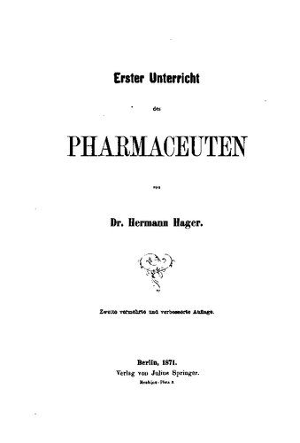 خرید و دانلود نسخه کامل کتاب Erster Unterricht des Pharmaceuten in 99 Lectionen_68bb64b53f987.jpeg خرید و دانلود نسخه کامل کتاب Erster Unterricht des Pharmaceuten in 99 Lectionen