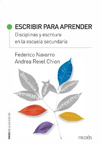 خرید و دانلود نسخه کامل کتاب Escribir para aprender: Disciplinas y escritura en la escuela secundaria_68c6d6fcb723e.jpeg خرید و دانلود نسخه کامل کتاب Escribir para aprender: Disciplinas y escritura en la escuela secundaria