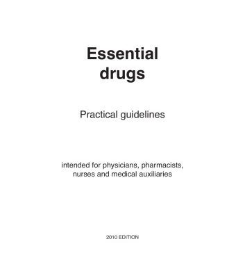 خرید و دانلود نسخه کامل کتاب Essential drugs – Practical guidelines