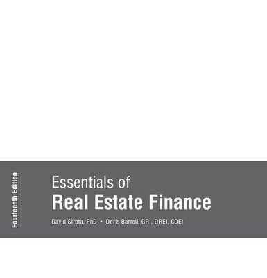 خرید و دانلود نسخه کامل کتاب Essentials of Real Estate Finance, Fourteenth Edition