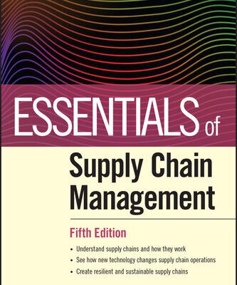 خرید و دانلود نسخه کامل کتاب Essentials of Supply Chain Management – Fifth Edition