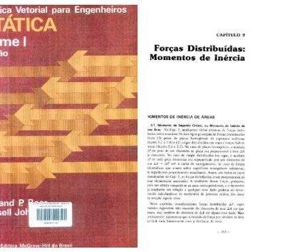خرید و دانلود نسخه کامل کتاب Estática do Corpos Rígidos