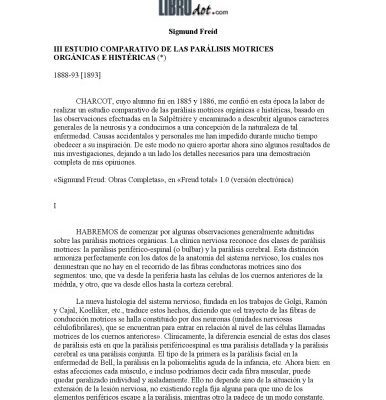خرید و دانلود نسخه کامل کتاب Estudio comparativo de las paralisis motrices organicas e histericas