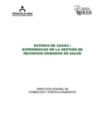 خرید و دانلود نسخه کامل کتاب Estudio de casos: Experiencias en la Gestión de Recursos Humanos en Salud
