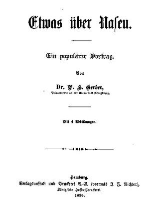 خرید و دانلود نسخه کامل کتاب Etwas über Nasen. Ein populärer Vortrag
