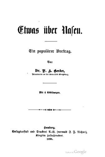 خرید و دانلود نسخه کامل کتاب Etwas über Nasen. Ein populärer Vortrag_68bb502c2b507.jpeg خرید و دانلود نسخه کامل کتاب Etwas über Nasen. Ein populärer Vortrag
