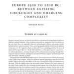 خرید و دانلود نسخه کامل کتاب Europe 2500 to 2200 BC: Between Expiring Ideologies and Emerging Complexity