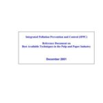 خرید و دانلود نسخه کامل کتاب European commission. Integrated Pollution Prevention and Control (IPPC). Reference Document on Best Available Techniques in the Pulp and Paper Industry
