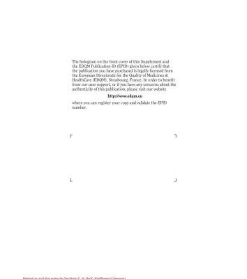 خرید و دانلود نسخه کامل کتاب European Pharmacopoeia 6.0, suplement 6.6 / Европейская фармакопея 6.0, дополнение 6.6
