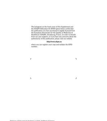 خرید و دانلود نسخه کامل کتاب European Pharmacopoeia 6.0, suplement 6.8 / Европейская фармакопея 6.0, дополнение 6.8