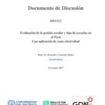 خرید و دانلود نسخه کامل کتاب Evaluación de la gestión escolar y tipo de escuelas en el Perú Una aplicación de costo efectividad