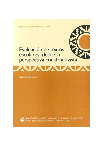 خرید و دانلود نسخه کامل کتاب Evaluación de Textos Escolares Desde la Perspectiva Constructivista_68d0286f1d88b.jpeg خرید و دانلود نسخه کامل کتاب Evaluación de Textos Escolares Desde la Perspectiva Constructivista