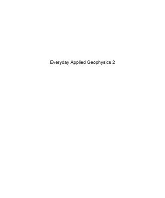 خرید و دانلود نسخه کامل کتاب Everyday Applied Geophysics 2. Magnetics and Electromagnetism