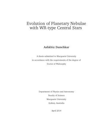 خرید و دانلود نسخه کامل کتاب Evolution of Planetary Nebulae with WR-type Central Stars