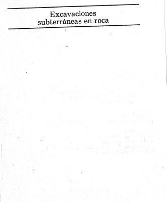خرید و دانلود نسخه کامل کتاب Excavaciones subterráneas en roca