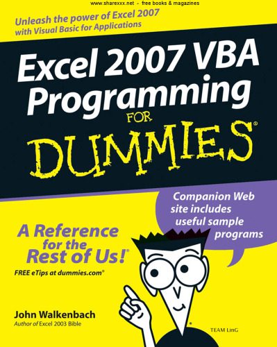 خرید و دانلود نسخه کامل کتاب Excel 2007 VBA Programming for Dummies_68c975f4f0bde.jpeg خرید و دانلود نسخه کامل کتاب Excel 2007 VBA Programming for Dummies