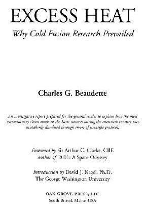 خرید و دانلود نسخه کامل کتاب Excess Heat: Why Cold Fusion Research Prevailed
