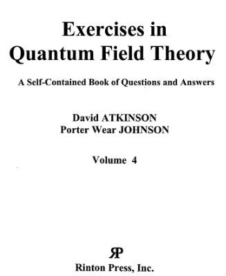 خرید و دانلود نسخه کامل کتاب Exercises in quantum field theory