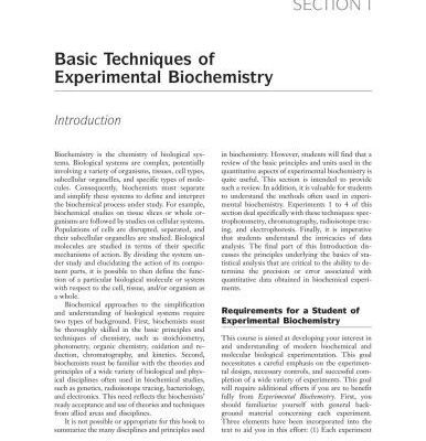 خرید و دانلود نسخه کامل کتاب Experimental Biochemistry