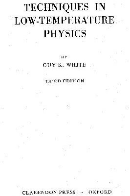 خرید و دانلود نسخه کامل کتاب Experimental Techniques in Low-Temperature Physics
