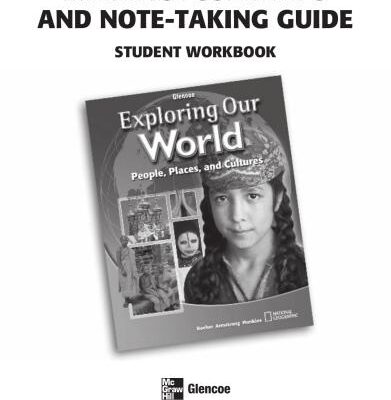 خرید و دانلود نسخه کامل کتاب Exploring our world: Reading Essentials and Note-Taking Guide