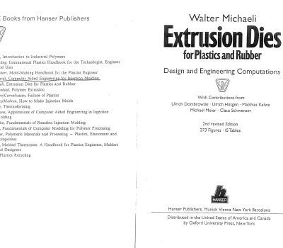 خرید و دانلود نسخه کامل کتاب Extrusion Dies for Plastics and Rubber: Design and Engineering Computations