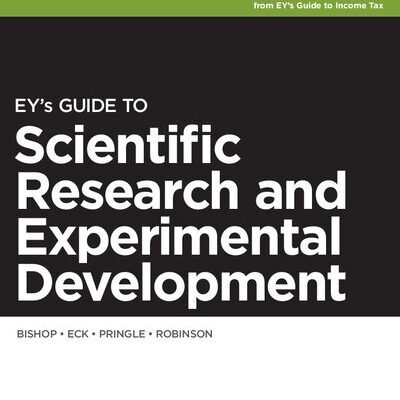 خرید و دانلود نسخه کامل کتاب EY’s Guide to Scientific Research and Experimental Development