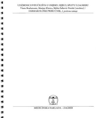 خرید و دانلود نسخه کامل کتاب Farmakoloski prirucnik