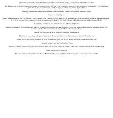 خرید و دانلود نسخه کامل کتاب Fast-Food Nation: The True Cost Of America’s Diet