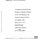 خرید و دانلود نسخه کامل کتاب Fate of Organic Pesticides in the Aquatic Environment