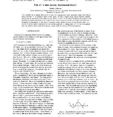 خرید و دانلود نسخه کامل کتاب Fate of the false vacuum: semiclassical theory