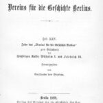 خرید و دانلود نسخه کامل کتاب Feier des Vereins für die Geschichte Berlins zum Gedächtnis der Hochseligen Kaiser Wilhelm I. und Friedrich III.