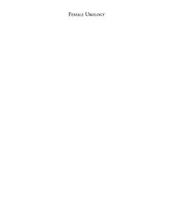 خرید و دانلود نسخه کامل کتاب Female Urology: A Practical Clinical Guide