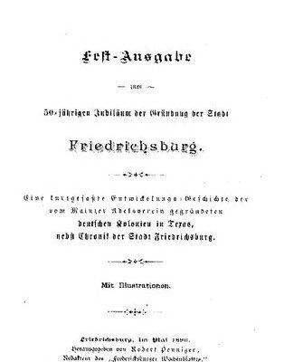 خرید و دانلود نسخه کامل کتاب Festausgabe zum 50jährigen Jubiläum der Gründung der Stadt Friedrichsburg. Eine kurzgefaßte Entwickelungs-Geschichte der vom Mainzer Adelsverein gegründeten deutschen Kolonien in Texas