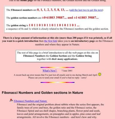خرید و دانلود نسخه کامل کتاب Fibonacci Numbers, the Golden section and the Golden String