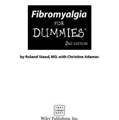 خرید و دانلود نسخه کامل کتاب Fibromyalgia For Dummies (For Dummies (Health & Fitness))