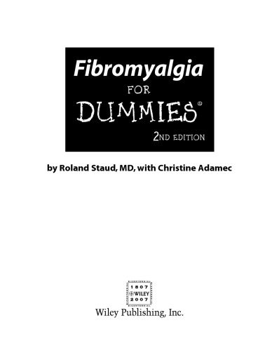 خرید و دانلود نسخه کامل کتاب Fibromyalgia For Dummies (For Dummies (Health & Fitness))_68d0649dbab2f.jpeg خرید و دانلود نسخه کامل کتاب Fibromyalgia For Dummies (For Dummies (Health & Fitness))