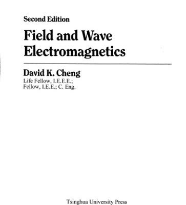خرید و دانلود نسخه کامل کتاب Field and Wave Electromagnetics (2nd Edition, 2006 reprint of 1989)