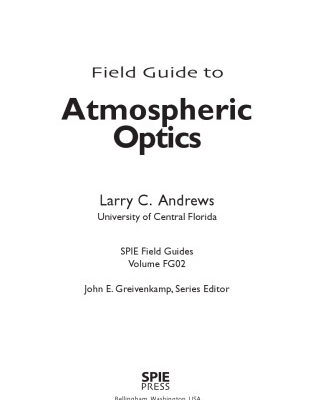 خرید و دانلود نسخه کامل کتاب Field Guide to Atmospheric Optics