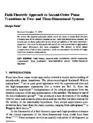 خرید و دانلود نسخه کامل کتاب Field-theoretic approach to phase transitions