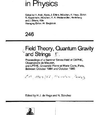 خرید و دانلود نسخه کامل کتاب Field theory, quantum gravity and strings I