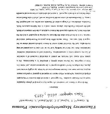 خرید و دانلود نسخه کامل کتاب Filamentary magnetohydrodynamic Plasmas