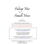خرید و دانلود نسخه کامل کتاب Finding Your Female Voice