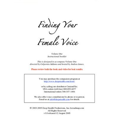 خرید و دانلود نسخه کامل کتاب Finding Your Female Voice