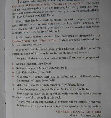 خرید و دانلود نسخه کامل کتاب Fine Art (Class 11)